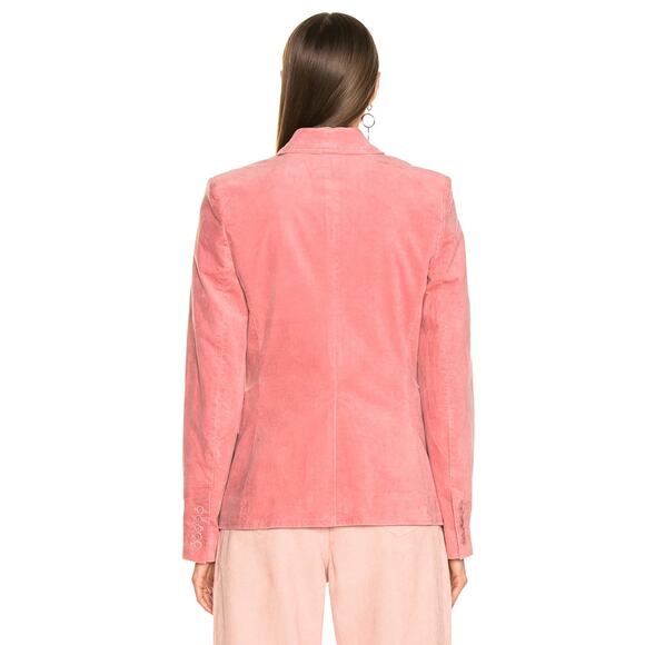 Isabel Marant Alsey Blazer Powder Pink Velvet Jacket Size Small Oversized - Picture 4 of 16